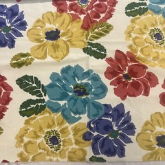 Robert Allen @ Home 2 Piece High Performance ￼ Floral 15 1/2 x 15 1/2” Fabric S