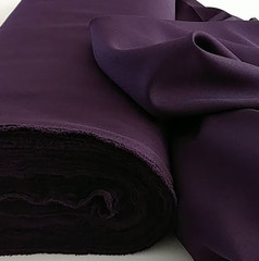 Eggplant Tropical 100% Polyester non-stretch, machine washable.