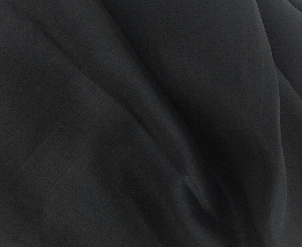 Lightweight Ramie Linen Fabric Black 45″ Wide By The Yard