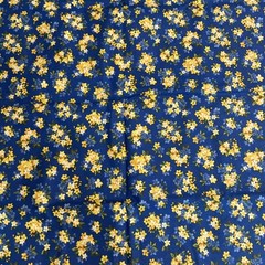 Floral Cotton Fabric Pre Cut Yard 44” New