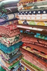 10 fat quarters, No Duplicates. 100% Cotton Quilting Fabric.
