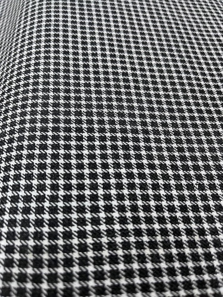 $38 for 2 Yards 100% Real Wool Fabric Suiting, Checkered Design