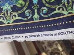 Luminosity Butterfly-cream Multi Metalic 24X44 Panel by Northcott Fabric CRAFT!