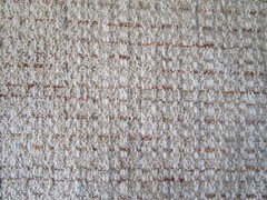 Off White Tan Pink Blue Rust Upholstery Mingled Linen Cot. Blend Fabric 14 Yds