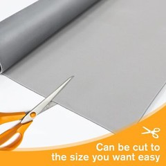 3MM Gray Suede Headliner Fabric 85″x60″ Foam Backed for Car Inner Roof Repair