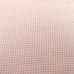 Cotton Flannel Small Pink & White Checks Flannel Cotton Quilt Fabric 18″ x 44