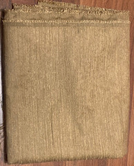 Shelburne Goldleaf Upholstery Fabric 3 Yds Raw Silk Made in India