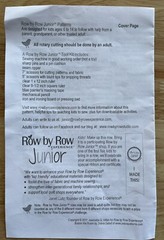 Fabric Bundle For Row By Row ~ On The Go Junior High Tops