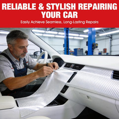 Carbon Fiber Repair Kit, Carbon Fiber Kit, 8″ Twill Carbon Fiber Cloth, 100G Epo