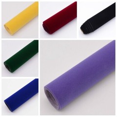 150x50cm Self Adhesive Velvet Fabric DIY Craft Sticker Vinyl Film Car Home Decor