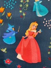Cotton Fabric Disney Princess Aurora Fairies Sleeping Beauty sold by 1/2 yard