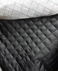 Quilted Polyester Fabric 58″/60″ Sold By The Yard 2 colors White or black