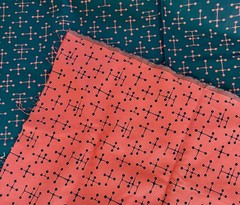 Maharam Eames Red Black Dot Pattern MCM Fabric 2 Yards 57″ x 84″