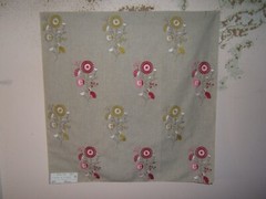 Clarke & Clarke, Embroidered Floral, Various Colors Available