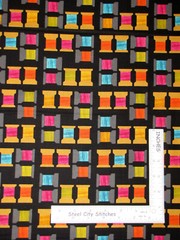 Sewing Thread Spool Fabric By The Yard Sew Maria Kalinowski Cotton Benartex