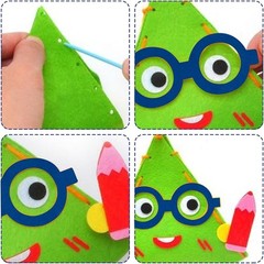 10Pcs Royal Blue Felt Fabric Sheets 7 x 11 for DIY Crafts Sewing Halloween