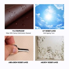 Faux Synthetic Leather Material for Upholstery Crafts,DIY Sewings,Sofa Replace