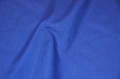 Cotton Polyester Broadcloth Fabric Apparel ROYAL Poly Cotton solid per yard