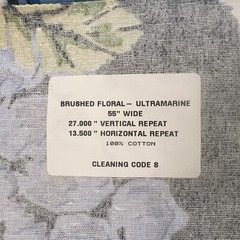 Robert Allen @ Home 2 Piece High Performance ￼ Floral 15 1/2 x 15 1/2” Fabric S