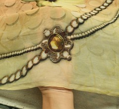 Sushila Vintage Branded Scrap Saree Georgette Silk Digital Printed Sari Fabric