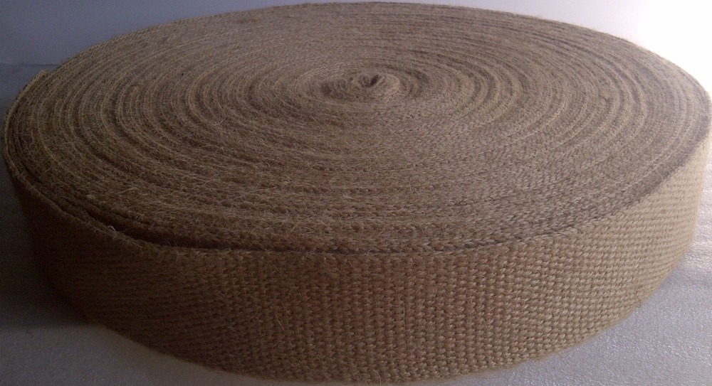 Natural Jute Webbing 72 Yard Roll 2″ Wide (No Stripe)