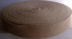 Natural Jute Webbing 72 Yard Roll 2″ Wide (No Stripe)