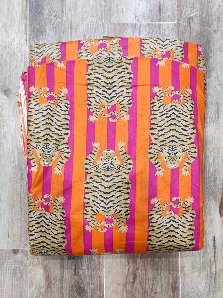 25 Yard Hand Block Print Handmade Cotton Indian Natural Sanganeri Printed Fabric