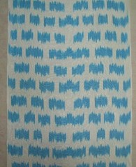 11 Yard Yard HAND MADE UZBEK Natural SILK IKAT ADRAS FABRIC #6354