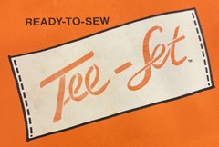 Vintage Tee-Set Ready To Sew Action Tee Tops. Ideal Sportswear/KidsWear Fabric