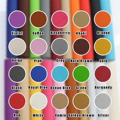 20PCS 12X8 Inches (30X20 CM) Faux Litch Leather Sheets, A4 Soft Textured PU Synt