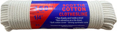 #8 1/4″ X 150 Ft Scottie Cotton Clothesline, White