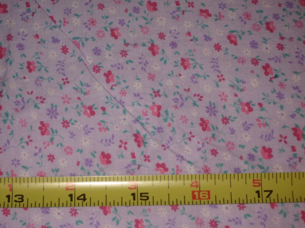 Vintage Light Purple Peter Pan Calico 2 yards 21″