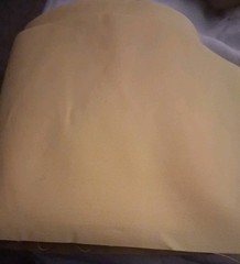 Light Yellow Cotton Polyester Blend Fabric 13 Yards X 6″ Width