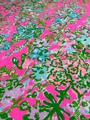 Lilly Pulitzer Fabric Southern Charm Knit Cotton Fabric – 36 inches x 60 inches