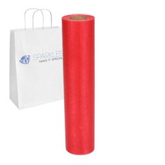 Coral 11″ x 28 Yards Organza Fabric Spool Roll Wedding Party Decor Bow Sash ul