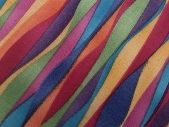 Fabric Colorful Wave Rainbow By Fabric Tradition 43X 38”330