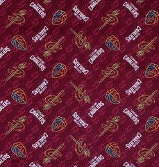 NBA Official Branded 100% Cotton Fabric ( Fat Quarter, 1/2 Yard, Yard)