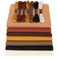 Brown Soft Felt Fabric Sheets 7 Rolls 8”x35” Felt Sheets Assorted Colors 1….