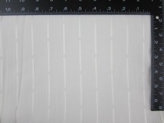 White on White Satin Stripe COTTON Sewing Quilting Fabric BTY BTHY x 64″ Wide