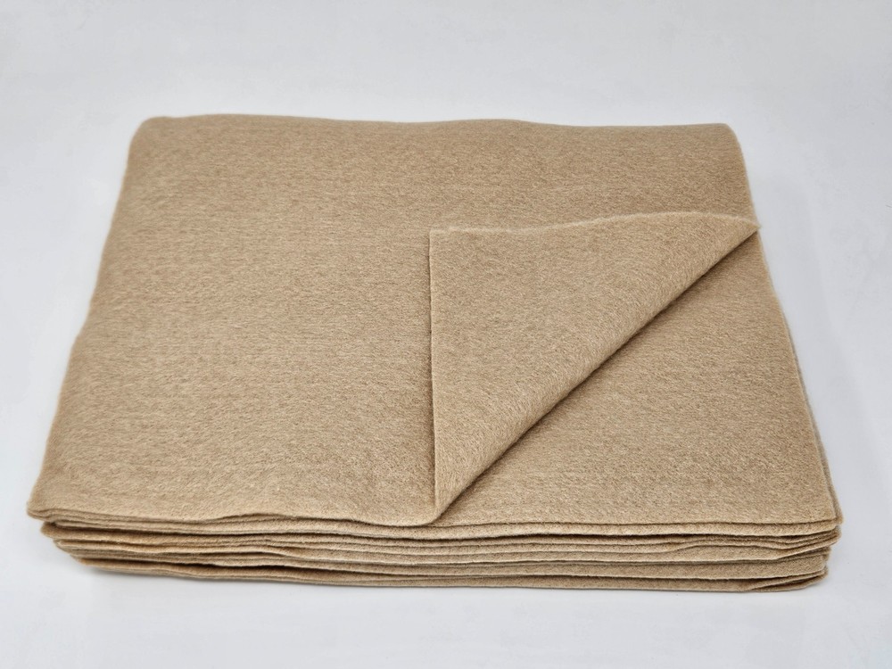 24 pcs Beige 100% Acrylic Felt Fabric Craft Sheets 1.5mm (9 x 12 inches) USA