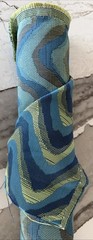 3.5 Yds x 54.5” W Outdoor Patio Fabric 100% Belodore Mildew Resistant Dade Ocean