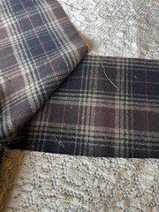 WOOL Charm Pack LOT 84 Squares! Assort PLAIDS-CHECKS-STRIPES- HERRINGBONE 5 inch