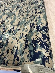 Marine Digital Marpat Taffeta Military Camo Polyester Fabric 60” With Logo