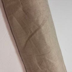 100% Linen Beige Herringbone Fabric 18 Yards 58″ Wide Designer Upholstery