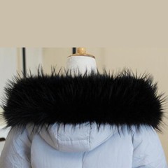 DIY Faux Fur Collar Trim Handmade Fabric Accessories Strip Fur Edge Fluffy Hood