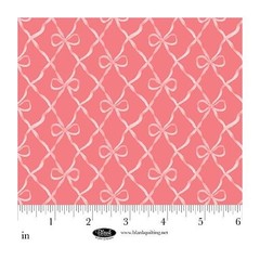 1/2 Yard – Bows & Blooms | Coral Bows by Color Pop Studio