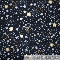 BonEful FABRIC Cotton Quilt Black Pink Blue Rainbow Chinese Fan Asian Girl Print