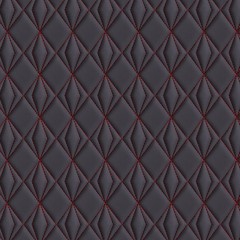Quilted Nappa Leather Double Diamond Car Upholstery Fabric 64″W 6mm Sold By Yard