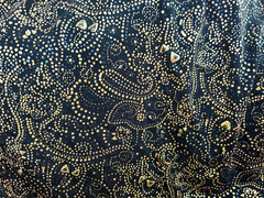Gold & Bronze Multi color Metallic Iridescent glitter on Fabric 54″ Wide