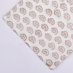 5 Yard Fabric Indian Black Floral Hand Block Print Cotton Fabric Sewing Cloth